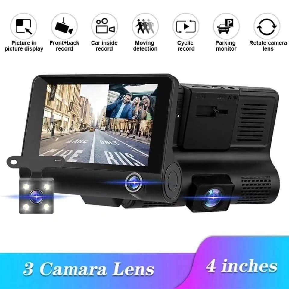 Auto kamera 3 u 1 Auto kamera Full HD unutrasnja i zadnja