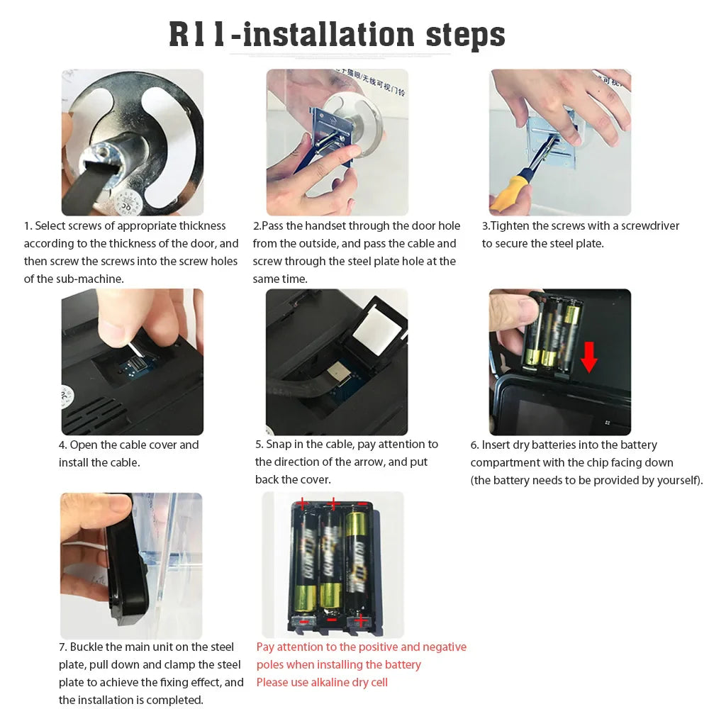 Kamera za ulazna vrata sa ekranom