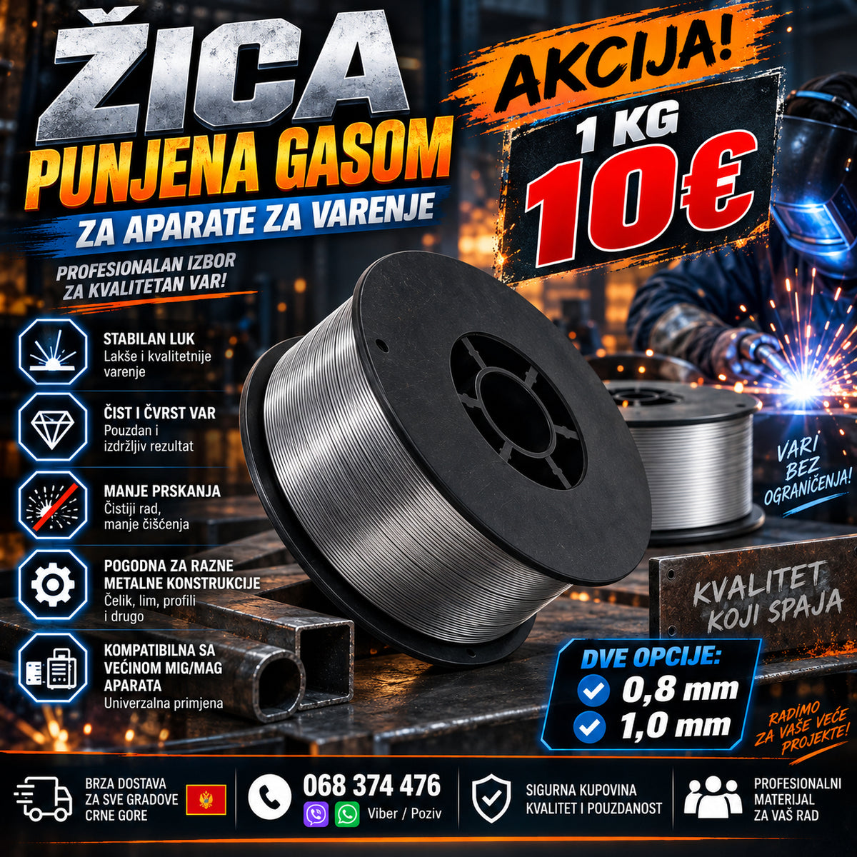Zica punjenja gasom