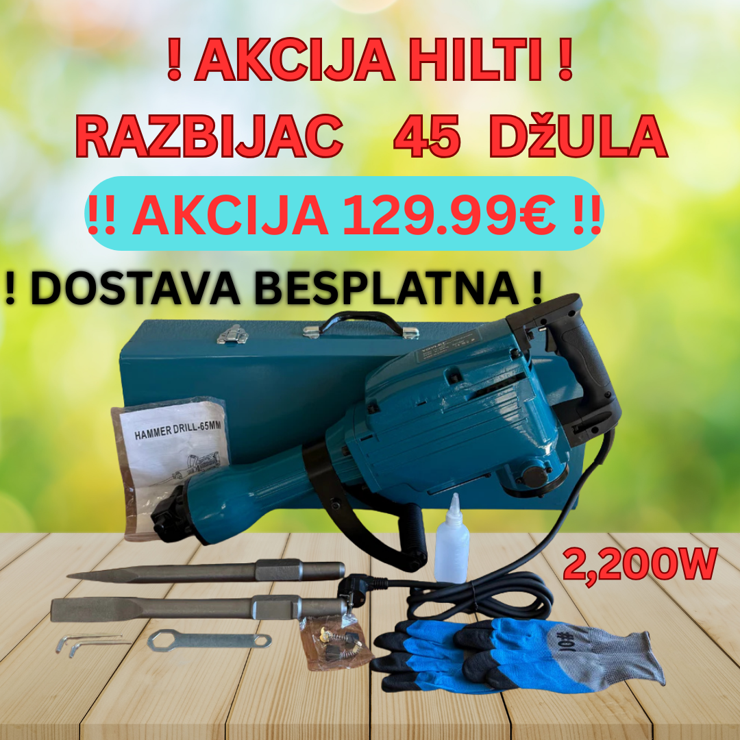 PIKAMER / HILTI RAZBIJAC 2200W 45J DOSTAVA BESPLATNA!!!