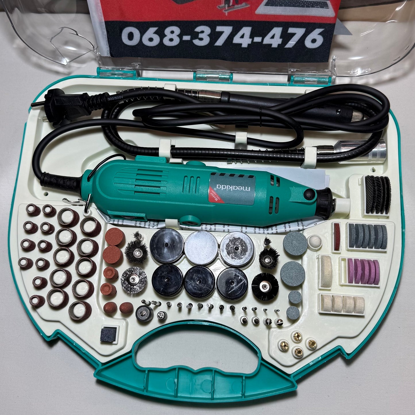 Višenamenski Set Mini Rotacione Brusilice – 200+ Djelova