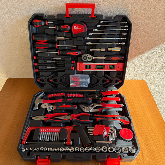 Komplet Alata 258 djelova u koferu – Univerzalni set za kuću, auto i radionicu