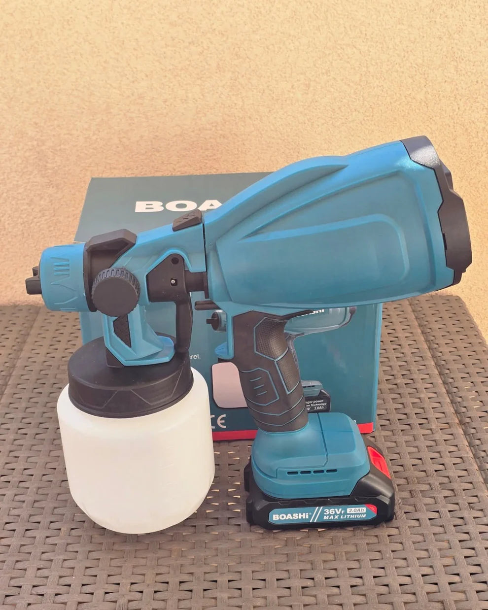 Akumulatorski pistolj za farbanje sa 2 Baterije od 48V