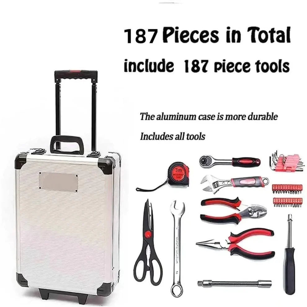 Profesionalni set alata sa kombinovanim ključevima 327 kom /1