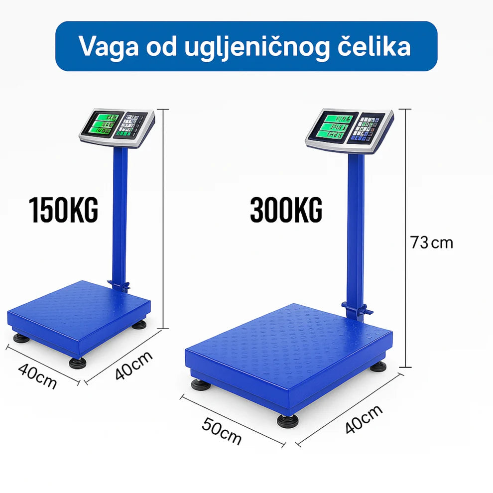 Digitalna platformska vaga od ugljeničnog čelika